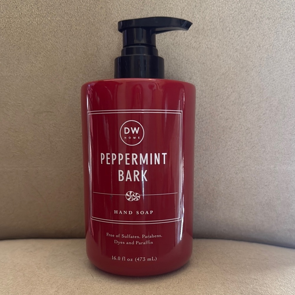 DW Home Peppermint Bark Hand Soap - Red